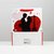 Подарочный пакет "Романтичная пара Love" - 32 х 26 см., цвет белый/красный - Сима-Ленд