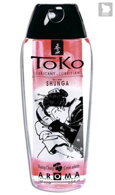 Лубрикант ТОКО с ароматом вишни, 165 мл - Shunga Erotic Art