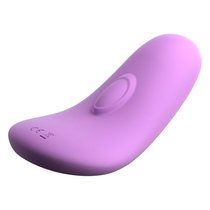Компактный вибростимулятор с пультом ДУ Fantasy For Her Remote Silicone, цвет фиолетовый - Pipedream