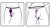 AD.Mr.Hook + LRS двойной беспроводной вибратор с клиторальной ложей, цвет фиолетовый - Adrien Lastic
