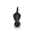 Стимулятор простаты Silicone Prostate Locater - 11,5 см, цвет черный - California Exotic Novelties