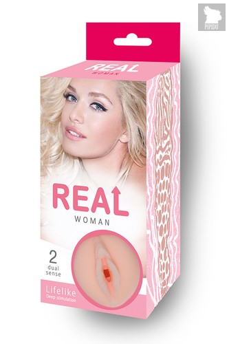 Мастурбатор-реалистик Real Woman с входом в виде вагины, цвет телесный - С-Маркет