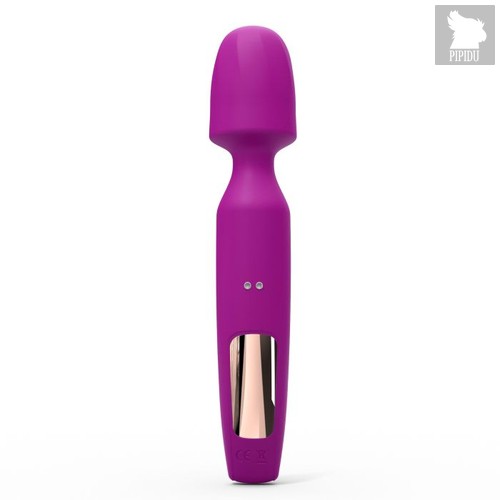 Лиловый вибратор с 2 сменными насадками R-Evolution Wand Vibrator with 2 Attachments, цвет лиловый - Love To Love