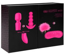 Розовый эротический набор Pleasure Kit №3, цвет розовый - Shots Media