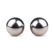 Серебристые вагинальные шарики Ben Wa Balls, цвет серебряный - Easy toys