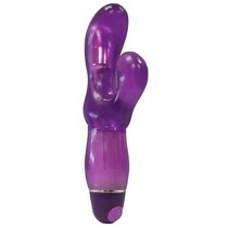 Фиолетовый вибратор для точки G ULTRA G-SPOT - 15 см, цвет фиолетовый - Seven Creations