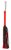 Красно-черная многохвостая плеть-флоггер - 40 см., цвет красный/черный - Bioritm