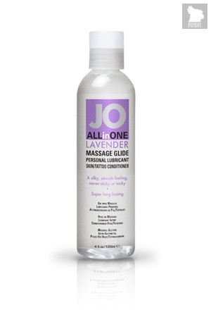 Массажный гель ALL-IN-ONE Massage Oil Lavender с ароматом лаванды - 120 мл - System JO