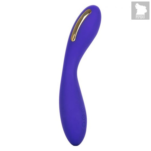 Фиолетовый вибратор с электростимуляцией Intimate E-Stimulator Wand - 21,5 см., цвет фиолетовый - California Exotic Novelties