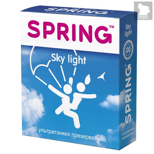 Презервативы Spring Sky Light ультратонкие, 3 шт. - Spring
