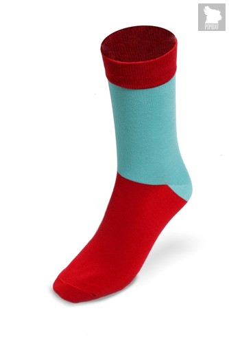 Носки "Морской прибой" Размер 36-43, цвет красный - xingfen shenghan socks