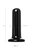 Черный стеклянный мини-вибратор - 10 см., цвет черный - Sexus