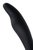 Черная анальная втулка Stroft - 10,5 см., цвет черный - Toyfa