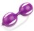 Фиолетовые вагинальные шарики с петелькой, цвет фиолетовый - Brazzers