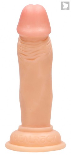 Телесный фаллоимитатор Realistic Cock 6" - 15 см., цвет телесный - Shots Media
