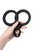 Черные силиконовые наручники A-Toys без ключа, цвет черный - Toyfa