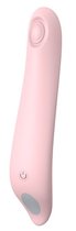 Нежно-розовый вибромассажер LUSTY WOODPECKER - 18 см., цвет розовый - Dream toys