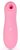 Розовый вакуумный стимулятор клитора - 11 см., цвет розовый - Brazzers