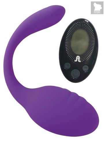 Фиолетовое виброяйцо Smart Dream II + LRS с пультом ДУ, цвет фиолетовый - Adrien Lastic