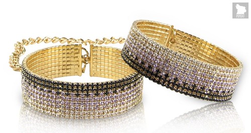 Золотистые наручники Diamond Handcuffs Liz, цвет золотой - Rianne s