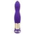Фиолетовый вибратор с ротацией ECSTASY Deluxe Rippled Vibe - 20 см., цвет фиолетовый - Howells