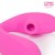 Розовый вибромассажёр двойного действия с вакуумно-волновой стимуляцией клитора - 23 см., цвет розовый - Bior toys
