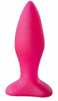 Розовая анальная пробка - 11,5 см., цвет розовый - Lovetoy (А-Полимер)