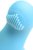 Голубая вибронасадка на палец JOS DANKO для точки G - 9,5 см, цвет голубой - Jos