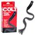 Анальная пробка COLT Stallion Tail, с хвостиком, гладкая, цвет черный - California Exotic Novelties