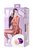 Двухсторонний мастурбатор JOS YARA в фиолетовой колбе, цвет телесный - Jos