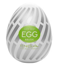 Мастурбатор-яйцо EGG Brush, цвет белый - Tenga