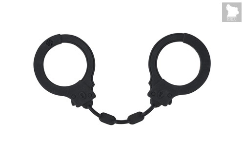 Силиконовые наручники Party Hard Suppression Balck 1167-01lola, цвет черный - Lola Toys