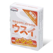 Презервативы ультратонкие Sagami №3 Xtreme 0,04 - Sagami