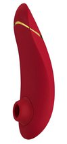 Красный бесконтактный клиторальный стимулятор Womanizer Premium, цвет красный - Epi24