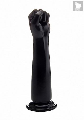 Чёрный кулак для фистинга Fisting Power Fist - 32,5 см, цвет черный - Shots Media