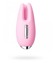 Розовый вибростимулятор клитора Cookie с подвижными щупальцами, цвет розовый - Svakom