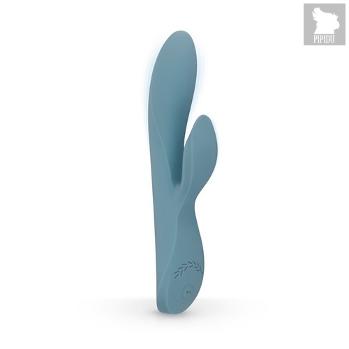 Вибратор с клиторальным стимулятором The Violet Rabbit Vibrator - 20 см., цвет синий - EDC Wholesale
