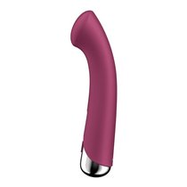 Сливовый вибратор для G-точки Spinning G-Spot 1 - 17 см., цвет сливовый - Satisfyer