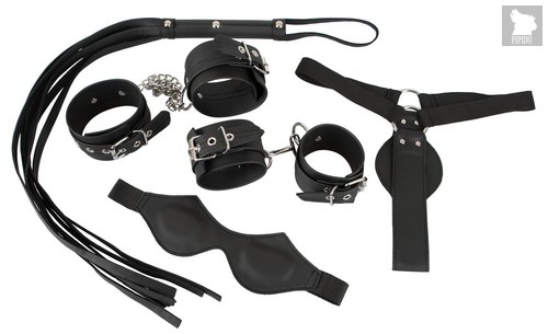 Бондажный набор Bondage Set в черном цвете, цвет черный - ORION