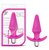 Розовая анальная вибропробка Luxe Discover - 12,7 см, цвет розовый - Blush Novelties