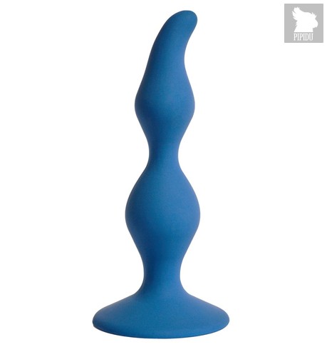 Синяя анальная пробка Vesta - 12,5 см, цвет синий - Le Frivole
