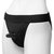 Трусики Vac-U-Lock - Panty Harness with Plug - Full Back, цвет черный, L-XL - Doc Johnson