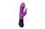 Фиолетовый вибратор Ares с клиторальным отростком - 19,8 см, цвет фиолетовый - Adrien Lastic