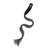 Анальная пробка COLT Stallion Tail, с хвостиком, гладкая, цвет черный - California Exotic Novelties
