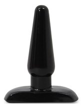 Черная анальная пробка Small Plug - 9 см., цвет черный - Blush Novelties