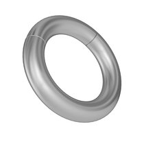 Серебристое магнитное кольцо-утяжелитель № 3, цвет серебряный - МиФ