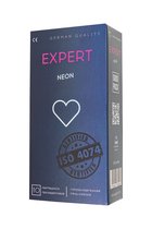 Светящиеся в темноте презервативы EXPERT Neon - 10 шт. - expert