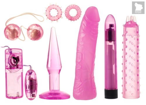 Розовый вибронабор Mystic Treasures Couples Kit, цвет розовый - Me You Us
