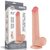 Телесный фаллоимитатор 9 Sliding Skin Dual Layer Dong - 22 см., цвет телесный - LoveToy