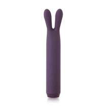 Фиолетовый вибратор с ушками Rabbit Bullet Vibrator - 8,9 см., цвет фиолетовый - Je Joue